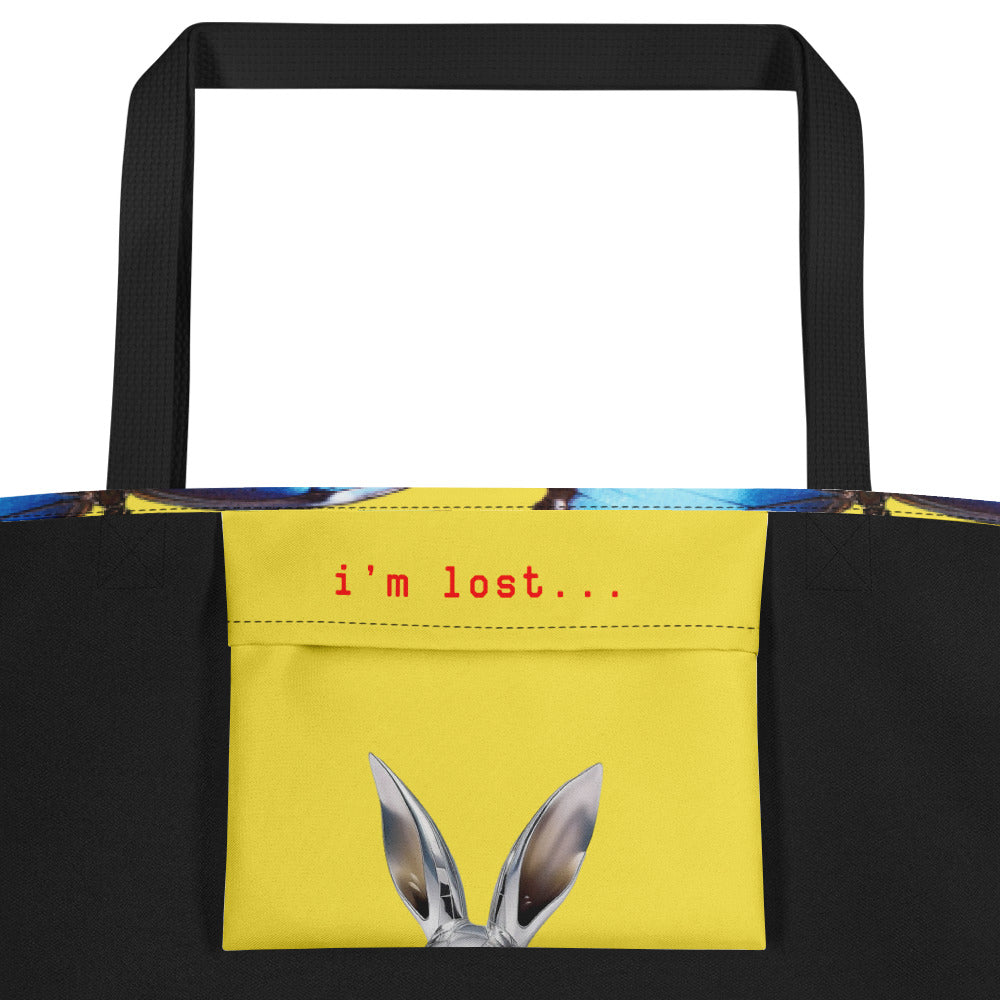 FLY HIGH YELLOW TOTE BAG