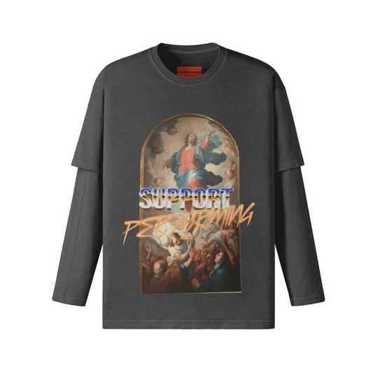 SUPPORT PERFORMING ARTS  LONG SLEEVE T -SHIRT