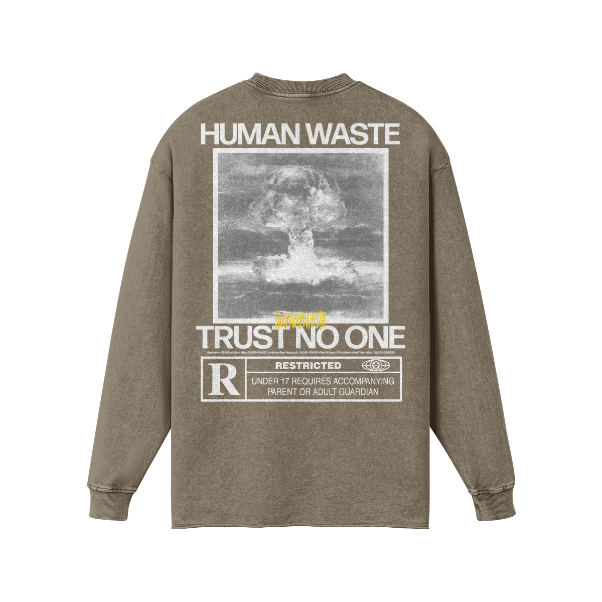 ATOMIC BOMB LONG SLEEVE T-SHIRT