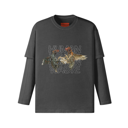 COCK FIGHT LONG SLEEVE T-SHIRT