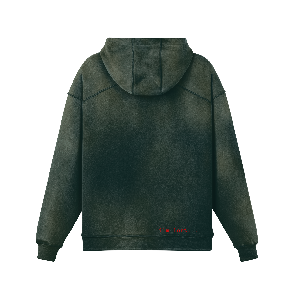 FOLLOW THE RABBIG FADED HOODIE