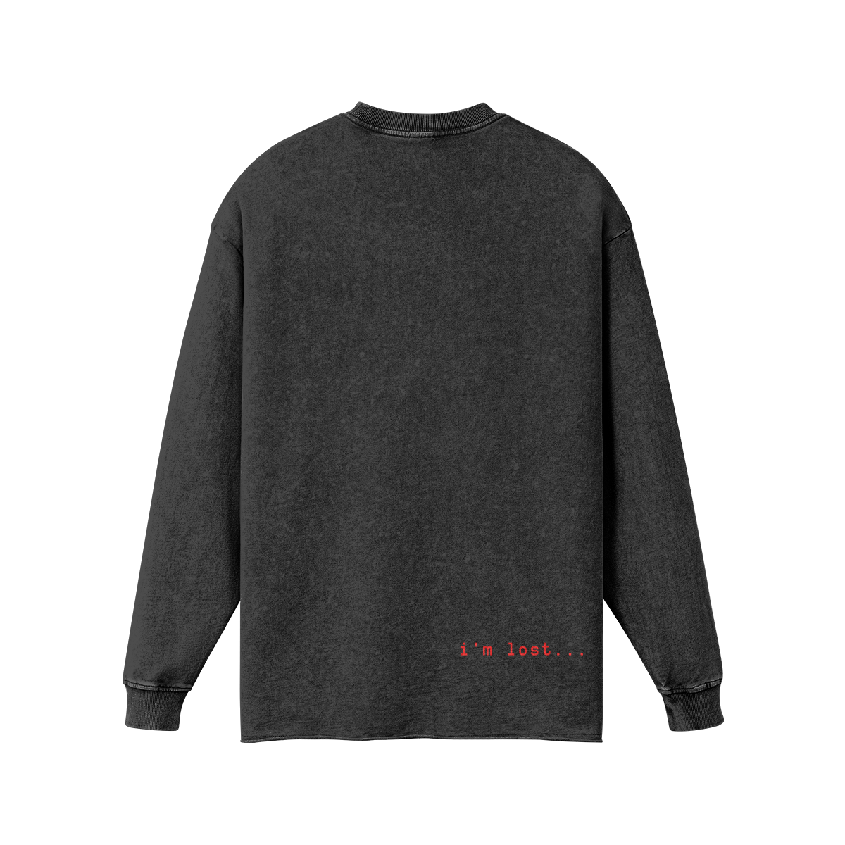 LOREM IPSUM FADED LONG SLEEVE T-SHIRT