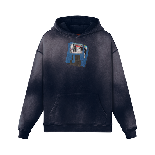 DEMON INTERNET FADED HOODIE