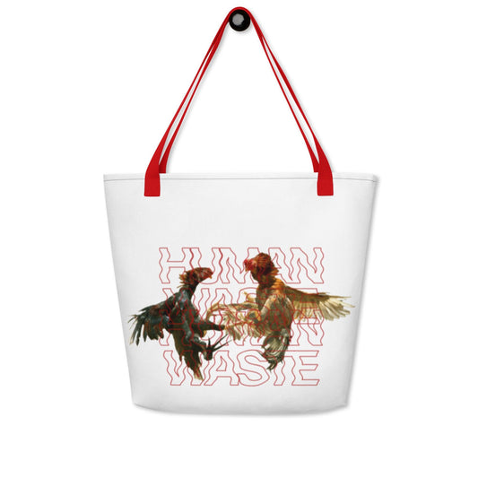 COCK FIGHTS TOTE BAG - ACEOFLA
